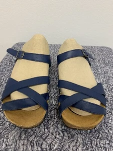 Arcopedico Water Blue Leather Sandals, US Size 6.5, Eu Size 37 - Picture 1 of 5