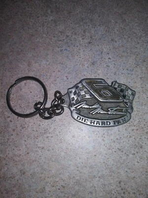 1997 Mark Martin Die Hard Fan Fine Pewter Keychain - Image 1 of 2
