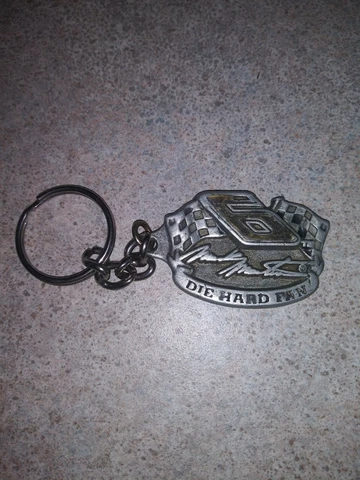 1997 Mark Martin Die Hard Fan Fine Pewter Keychain Cover