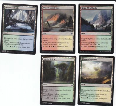 14 Assort Duel Land Khans of Tarkir Magic the Gathering MTG - Image 1 of 4