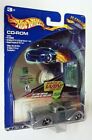 Hot Wheels   Circa 2001 Cyber Energy Car And Cd Rom Game Silver Toy Car