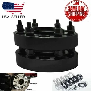 2PC 5X4.5 HUBCENTRIC WHEEL ADAPTER 1'' 5X114.3MM FITS JEEP LIBERTY WRANGLER - Picture 1 of 2