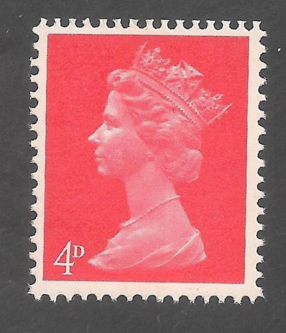 Great Britain #MH7 CB VF MNH - 1969 4p Queen Elizabeth II / Machin Cover
