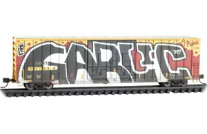 Micro Trains N Scale ~ 60' Garlic Weathered Boxcar ~ TTX TBOX #667639 ~ 12344023 - Picture 1 of 2