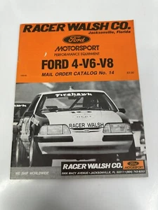 Rare Vintage 1988-89 Racer Walsh Co Ford Mustang Consumer Catalog Brochure USA  - Picture 1 of 4
