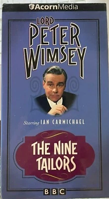 Lord Peter Wimsey—The Nine Tailors (VHS, 4-Tape Set) Rare 1974 BBC drama - Image 1 of 3