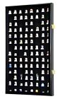 100 Thimble / Miniatures Display Case Cabinet Holder Wall Rack 98%UV - Lockable