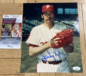 + Sparky Lyle Auto Autograph 8x10 Photo JSA COA - Picture 1 of 3