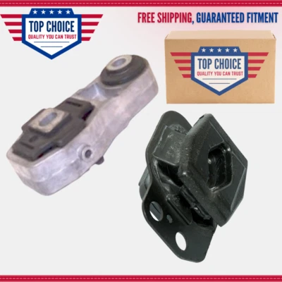 Juego de 2 soportes para motor delantero se adapta a 2000-2001 Saab 9-5 2.3L / 3.0L Auto Trans Foto 1 de 4