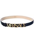 Versace Logo Leather Belt Women's