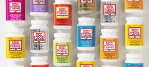 MOD PODGE (Choose - MATTE/GLOSS/GLITTER) Waterbase sealer glue finish 236ml 8oz - Picture 1 of 24