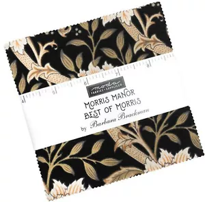 Morris Manor Moda Charm Pack 42 100% Cotton 5" Precut Fabric Squares - Picture 1 of 6