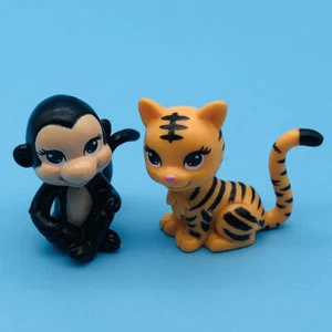 Polly Pocket Totally Trendy Pets Baby Tiger and Baby Monkey - Picture 1 of 5