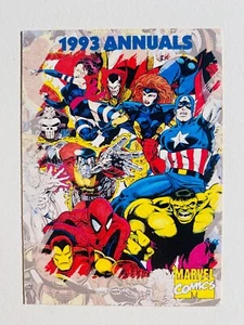 1993 MARVEL ANNUAL CHECKLIST CARD # NM-MT CARD - Picture 1 of 1