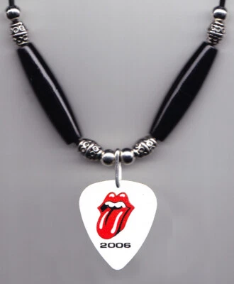 Rolling Stones Ronnie Wood Guitar Pick Necklace - Image 1 of 3