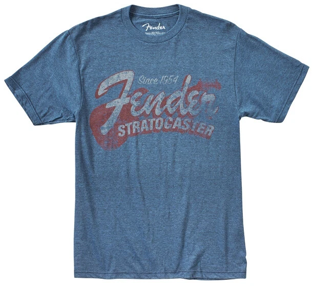 Camiseta Original Fender "Since 1954" Logo Guitarra Hombre - AZUL - XXL, 2XL Foto 1 de 1