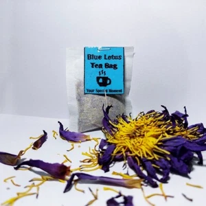 Getrockneter Bio Blauer Lotus Teebeutel Ägyptischer Lotus Natur Kräutertee Ceylon 20 Beutel - Bild 1 von 6