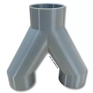 Y-Adapter DN50 50 mm for Blastgate HT shut-off slider extraction system locking slider - Picture 1 of 3