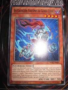 YU-GI-OH! RARE FRENCH LES CHEVALIERS FANTÔMES DU CASQUE FENDU WIRA-FR004 MINT - Picture 1 of 1