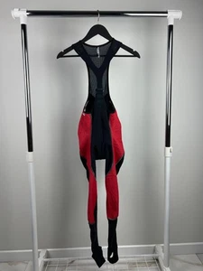 Assos Women's FI.LADY Vintage Cycling Bib Tights Size M Red - Picture 1 of 20