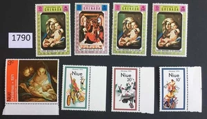 (1790) Ediciones de Navidad de Malawi, Nicaragua, Ni y otros, todos MNH ver imagen - Imagen 1 de 3