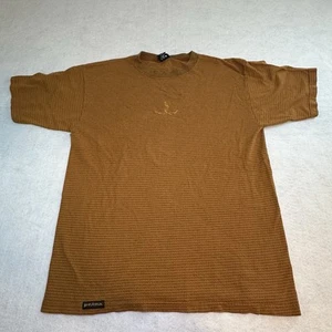 Vtg Prana Mens Breathe Waffle Knit Embroidered Shirt USA Made Size Medium - Imagen 1 de 6