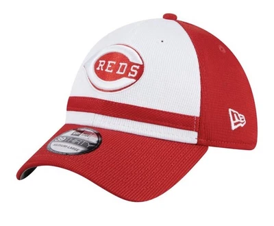 New Era Adult Cincinnati Reds Batting Practice Red 39Thirty Stretch Fit Hat L/XL - Image 1 of 4