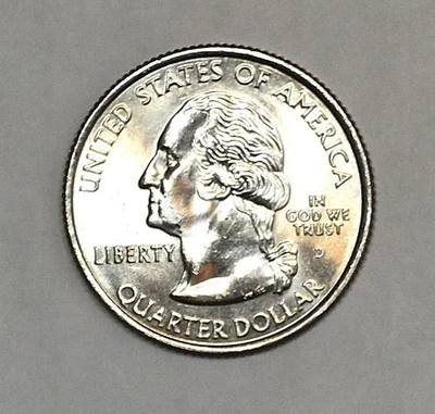 2005 D Minnesota Quarter Multi Cud Error, Double Die, Eye, Drooling, Mint State - Image 1 of 4