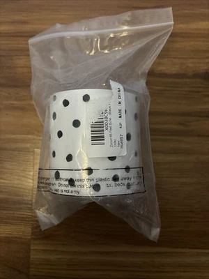 Zonon 65 Feet Bulletin Board Borders Black and White Polka Dots Striped  - Image 1 of 3