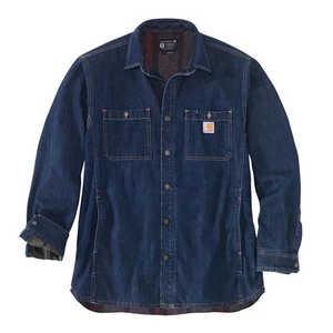 Chemise Carhartt Denim Fleece Doublée Glacier Taille S - Picture 1 of 1