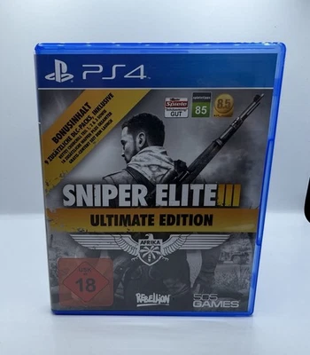 Sniper Elite 3 III - Ultimate Edition (PlayStation 4 / PS4) Spiel & OVP | USK 18 - Bild 1 von 4