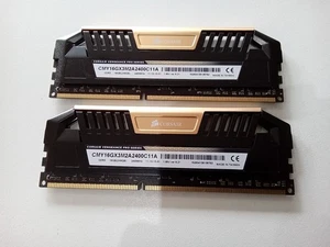 16 GB ( 2 x 8 GB )  DDR3 2400 PC3-19200 Desktop RAM - Corsair - Picture 1 of 1