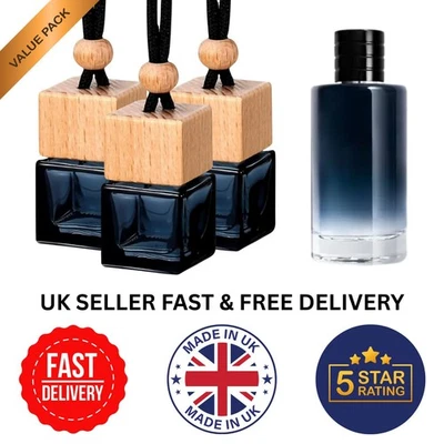 Sauvage Car Air Freshener Diffuser Long Lasting Fragrance 100% Fragrance 3 Pack - Image 1 of 4