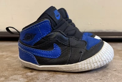 Jordan 1 Crib Bootie 2019 azul real AT3745-007 bebé talla 4C Foto 1 de 4