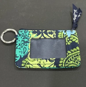 Vera Bradley Ausweisetui mit Reißverschluss Karibisches Meer Muster - Bild 1 von 2