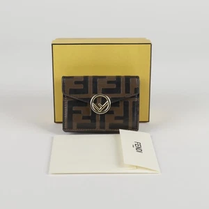 Fendi 8M0395 FF Logo Micro Trifold Wallet 71597006 - Picture 1 of 10