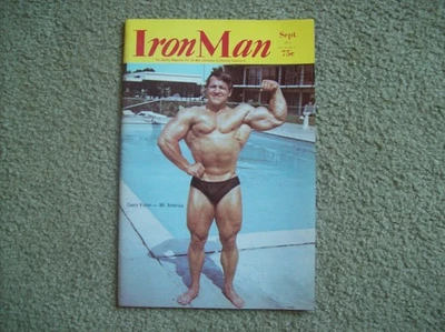 * vtg IRON MAN 1971 CASEY VIATOR BODYBUILDING Weightlifting ads FITNESS nautilus Foto 1 de 3