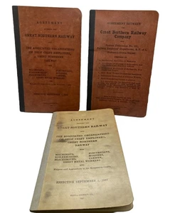 1926, 1937, 1942 Agreement Great Northern Railway Co & Shop Craft Employees - Picture 1 of 8