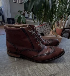 Cole Haan William Wingtip Men's Chukka Boots size 8.5 Brown Leather C20286 - Picture 1 of 8