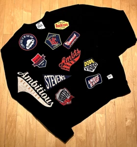 RTGB Ambitious Behavior Patched Sweatshirt Mens Size 4X C106a - Picture 1 of 13
