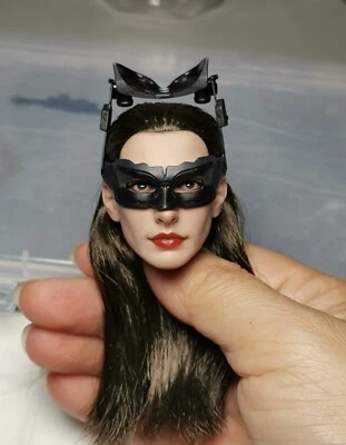 Hot Toys HT MMS627 1/6 Catwoman Head Sculpt Figure The Dark Knight Trilogy PVC - Image 1 of 3