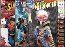SUPERMAN SECRET FILES & ORIGINS LOT OF 3 - 2004, OUR WORLDS AT WAR & METROPOLIS