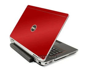 RED Vinyl Lid Skin Cover Decal fits Dell Latitude E6430 Laptop - Picture 1 of 1