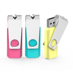 3Pack 64GB USB 2.0 USB Flash Drive Rotating Swivel U Disk Storage Thumb Drives - Picture 1 of 13