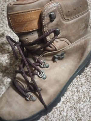 TIMBERLAND- World Hiker,Made In Italy Mens Boots Sz 9 RARE 68015 GTX Nubuck  - Image 1 of 4