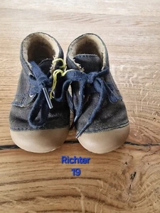 Richter Babyschuh Kleinkind Blau Lauflernschuh Gefüttert 19 Warm - Bild 1 von 5