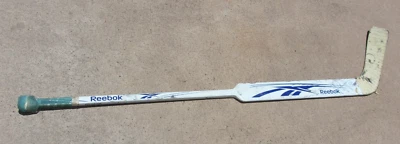 (MAPLE LEAFS) Jonas Gustavsson game-used+autographed Reebok wood goalie stick - Image 1 of 4