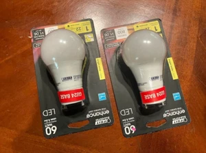 2 Feit Electric Enhance 60-Watt Bright White LED GU24 Base 3000K - Picture 1 of 1