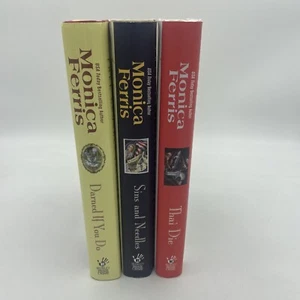 Lot of 3 Monica Ferris Thai Die and Sins and Needles Sewing Mysteries - Bild 1 von 8