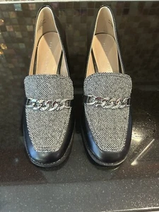 Kelly & Katie Tonnia Tweed-Pump schwarz/weiß Größe 8,5 M neu im Karton - Bild 1 von 3